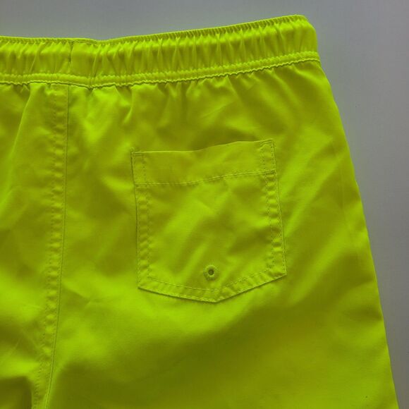 Land's End Swim Trunks Shorts Boys Neon Yellow Extra Large 14-16 - Picture 6 of 10